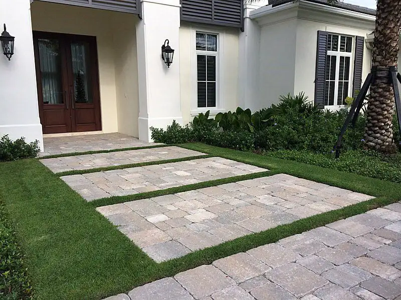 Concrete Paver Entryway, Ft Lauderdale FL