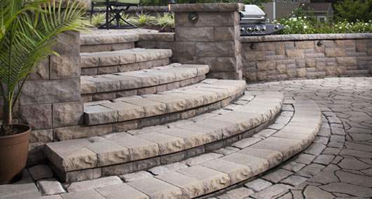 Paver Stairs